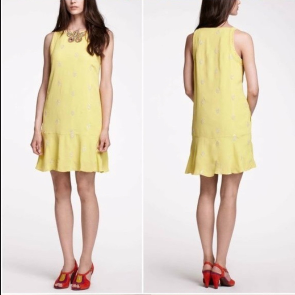 Leifnotes Yellow Ponderosa Flapper dress